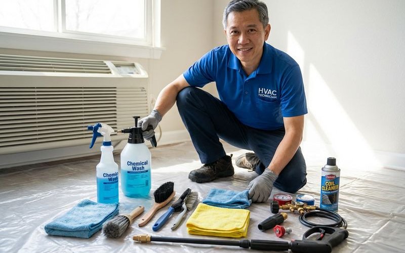 Detailed breakdown of what's included in chemical wash service